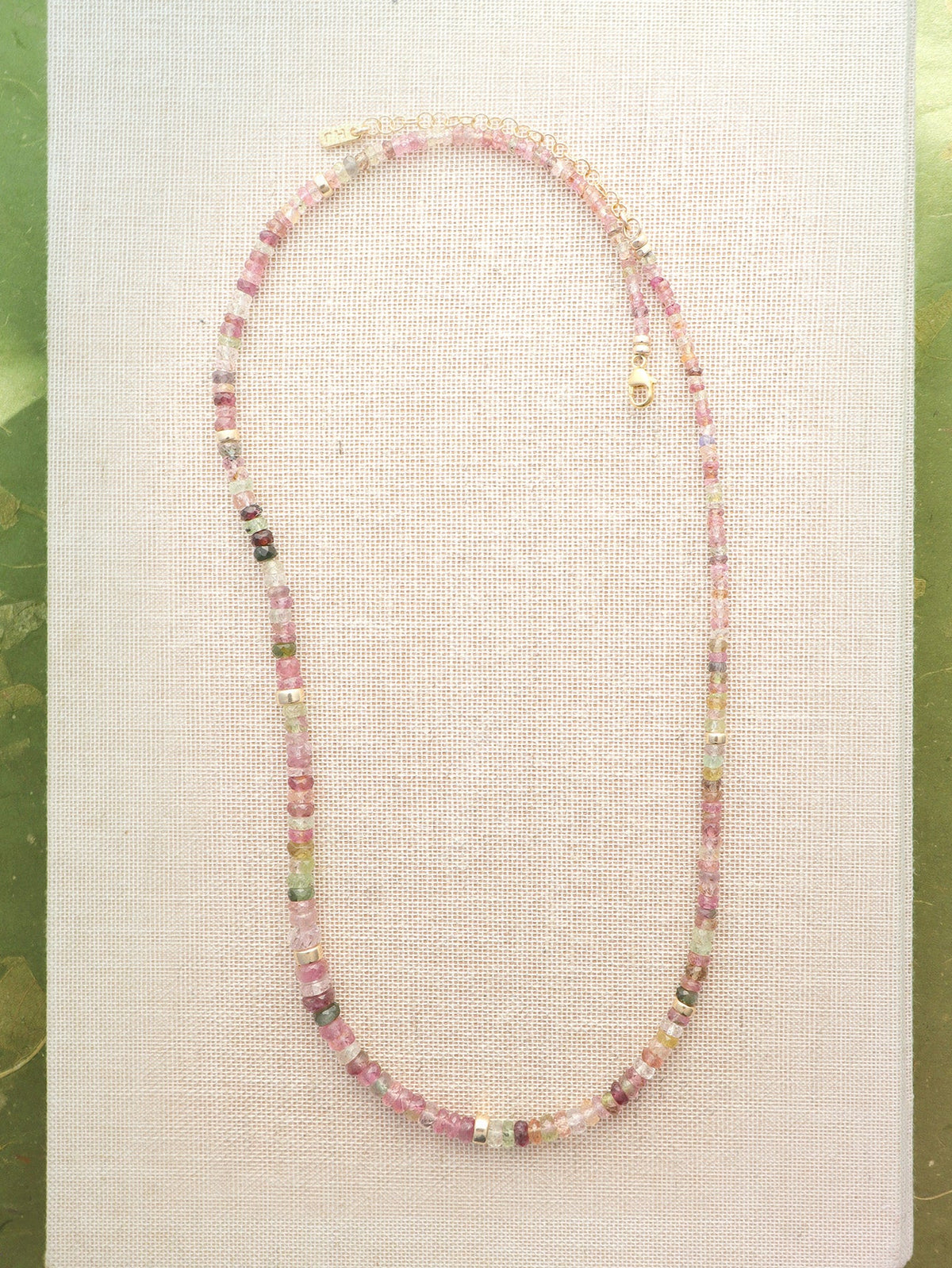 Multi Tourmaline Beaded Necklace