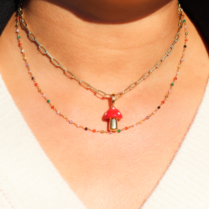 Red Alice Mushroom Charm