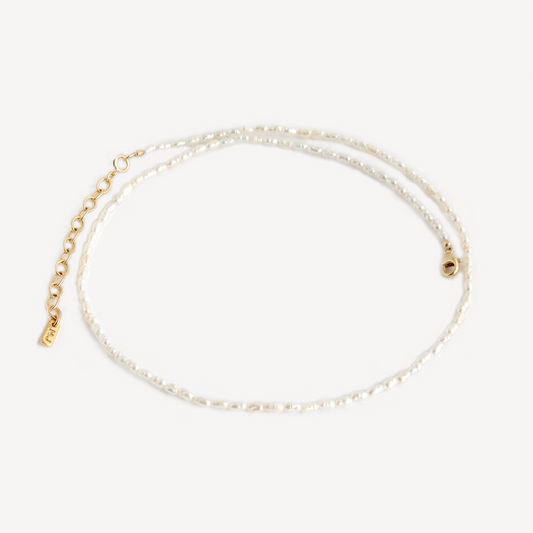 Rice Seed Pearl Necklace