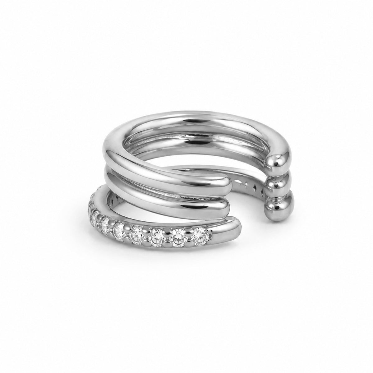 Silver Trio Ear Cuff