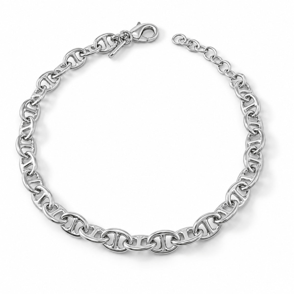 Silver Cordelia Mariner Chain Bracelet