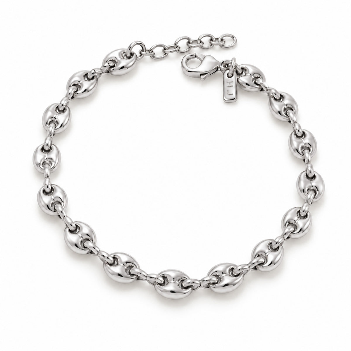 Silver Hollis Puffy Mariner Bracelet