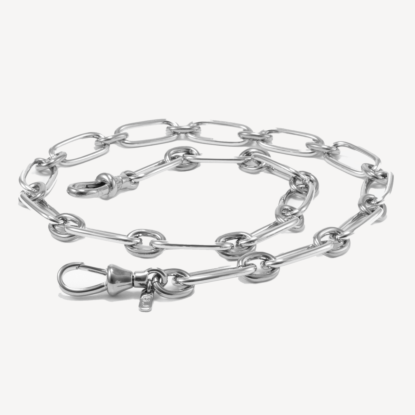 Silver Lauren Oversized Link Necklace