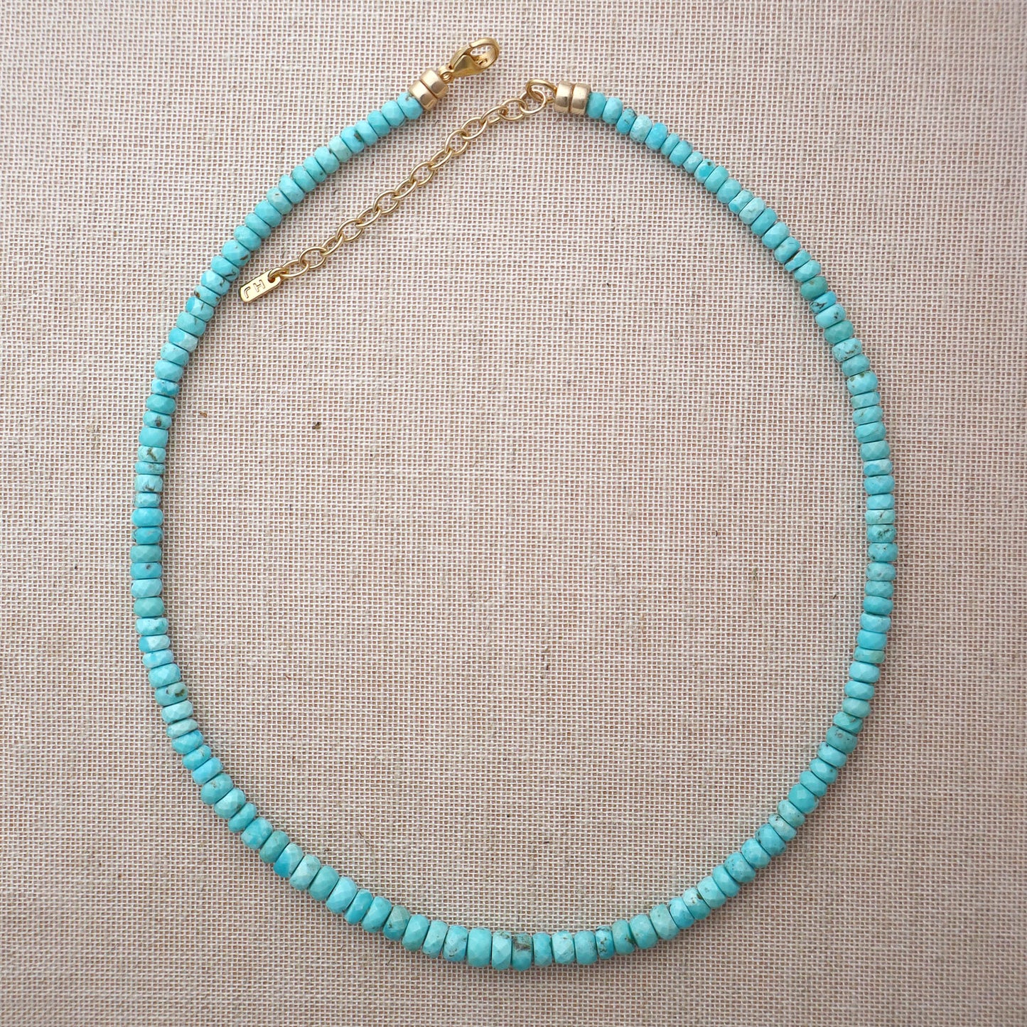 Sleeping Beauty Turquoise Strand Necklace