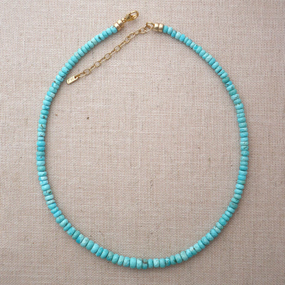 Sleeping Beauty Turquoise Strand Necklace
