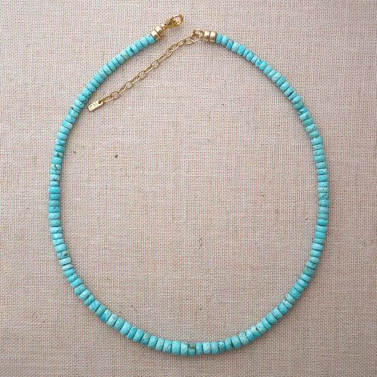 Sleeping Beauty Turquoise Strand Necklace