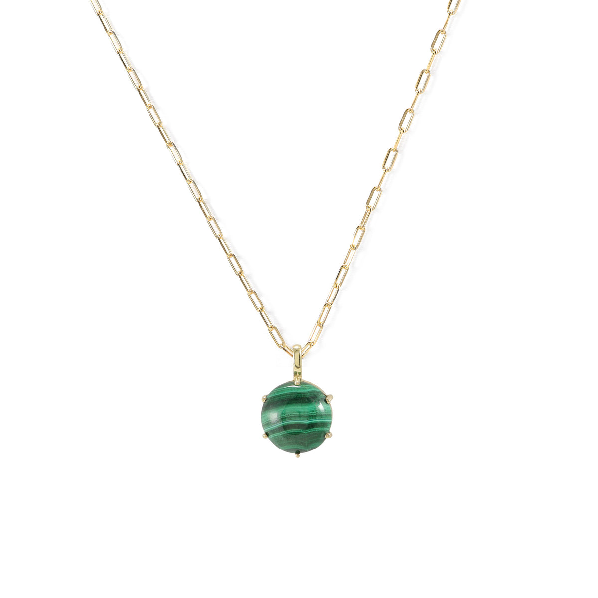 Small Cherie Malachite Pendant
