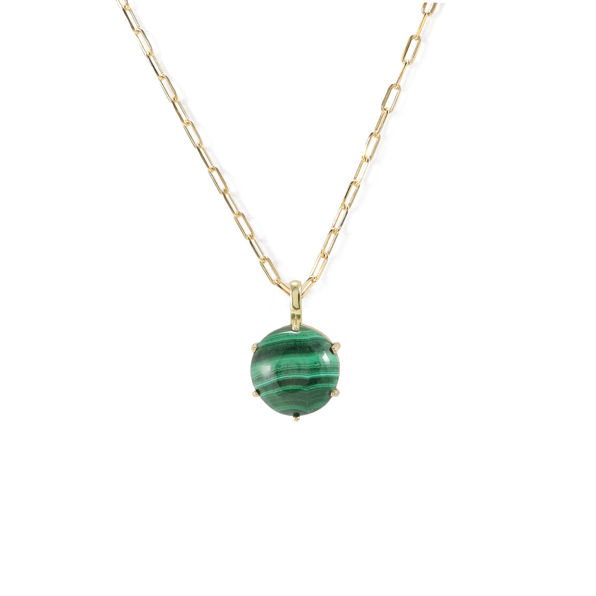 Small Cherie Malachite Pendant