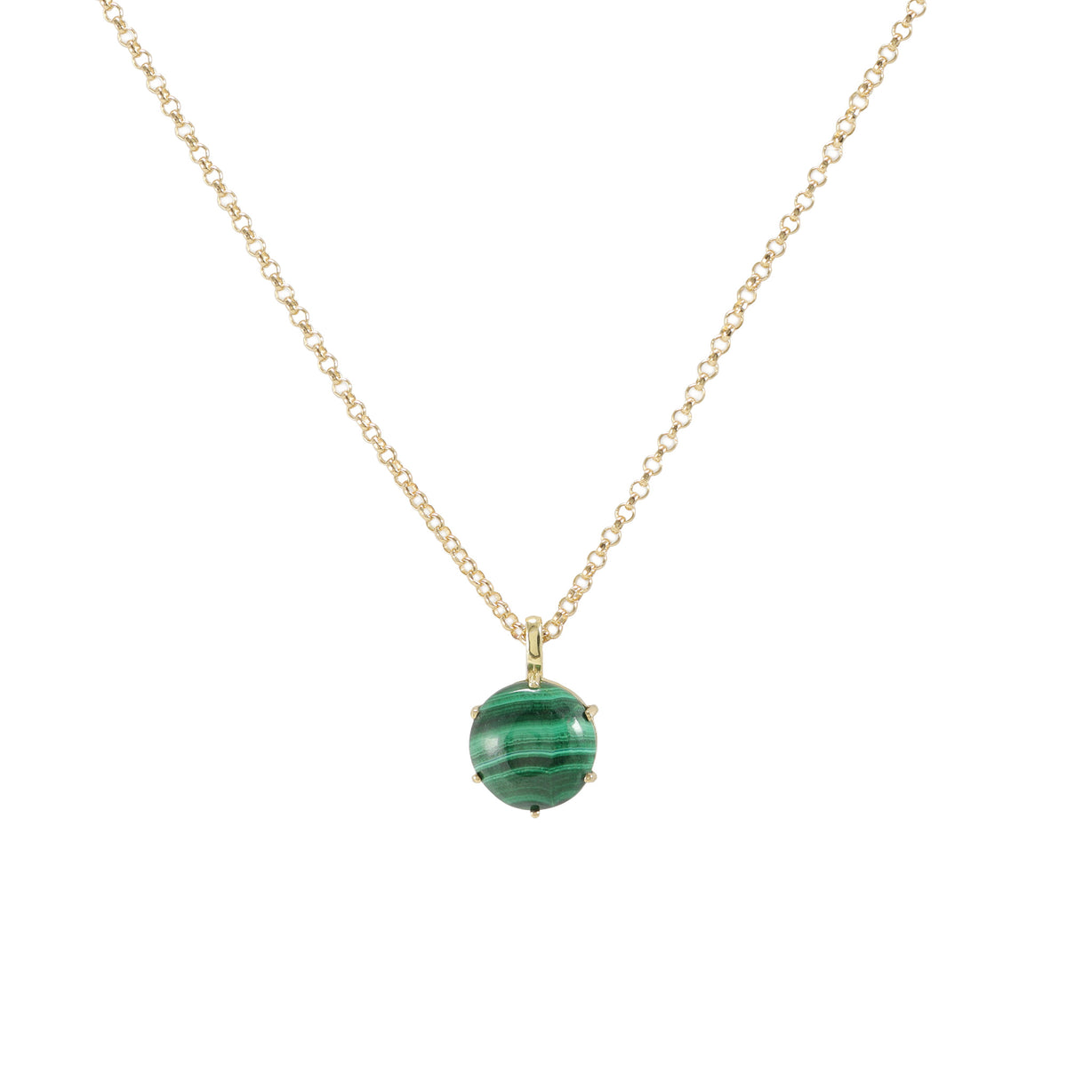 Small Cherie Malachite Pendant