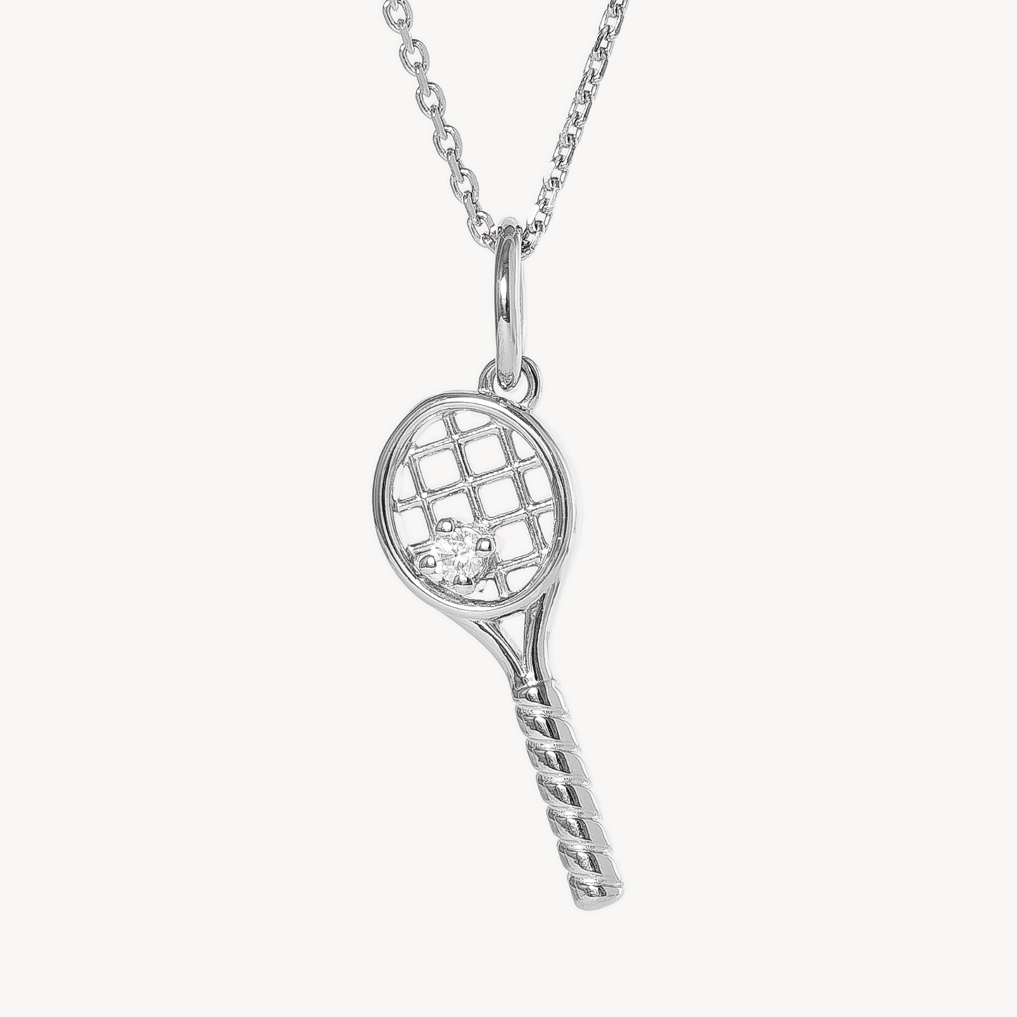 Silver Serena Tennis Necklace